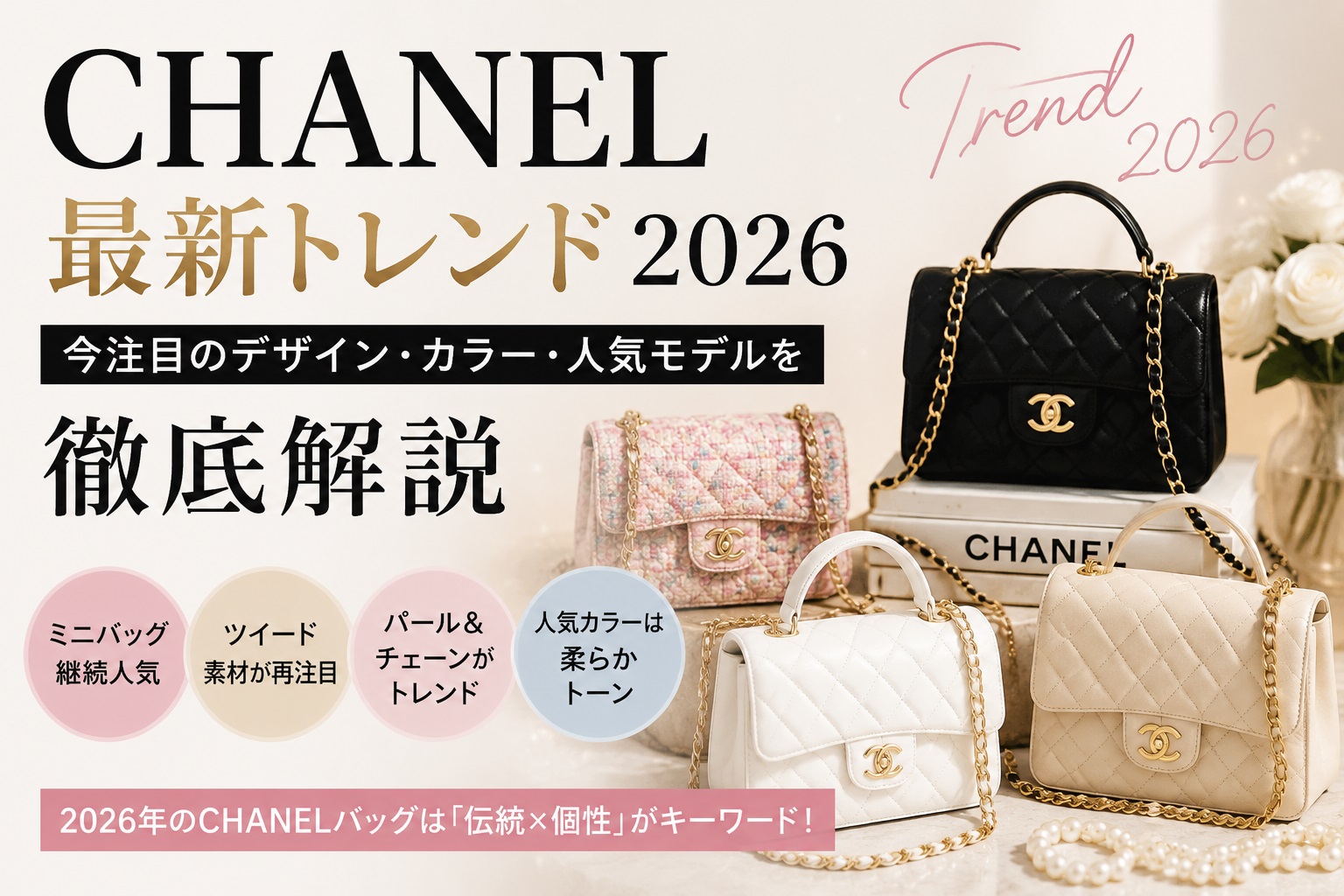 CHANEL人気バッグランキング2026｜定番から最新注目モデルまで徹底解説