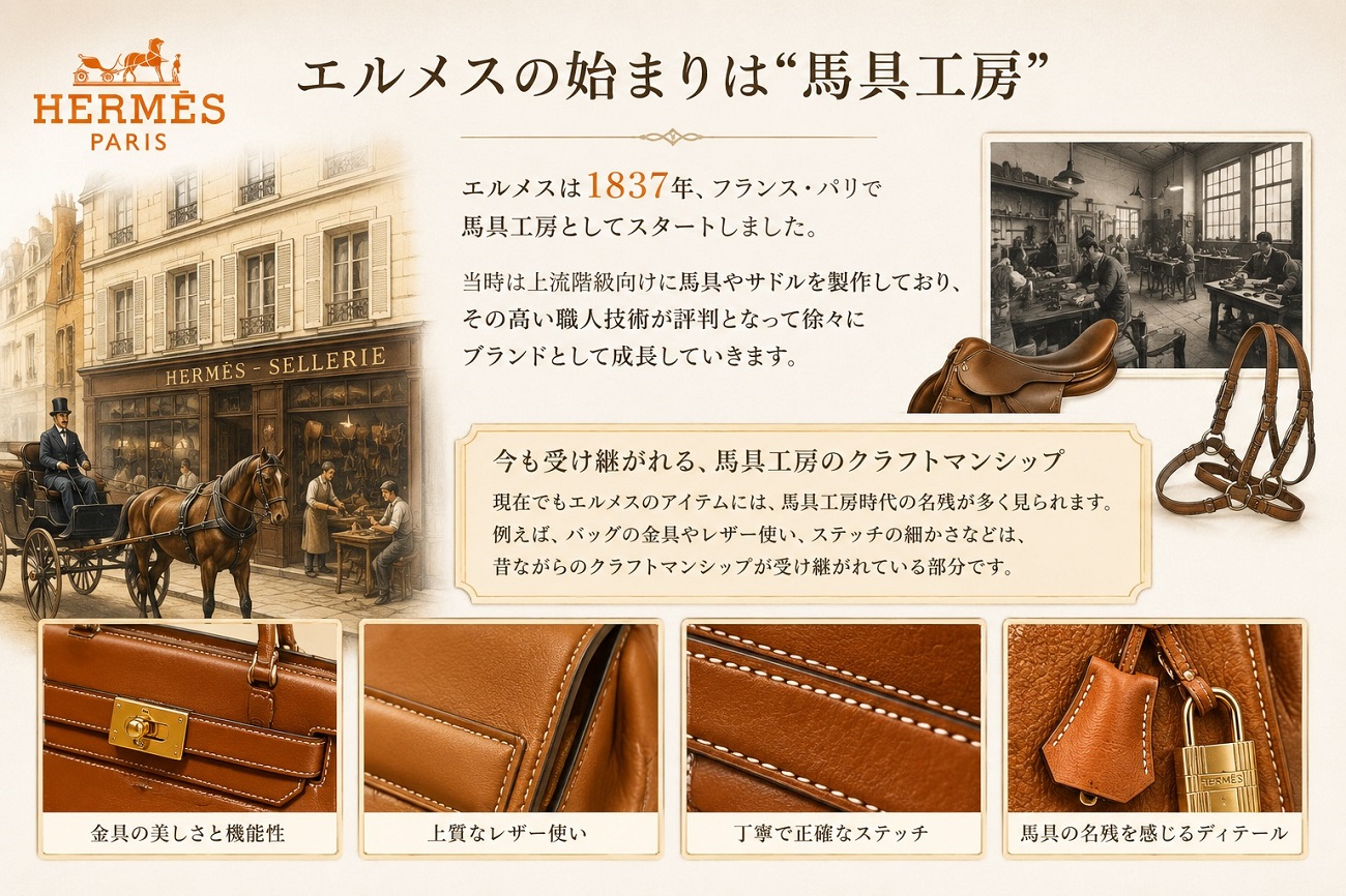 エルメスの始まりは“馬具工房.jpg
